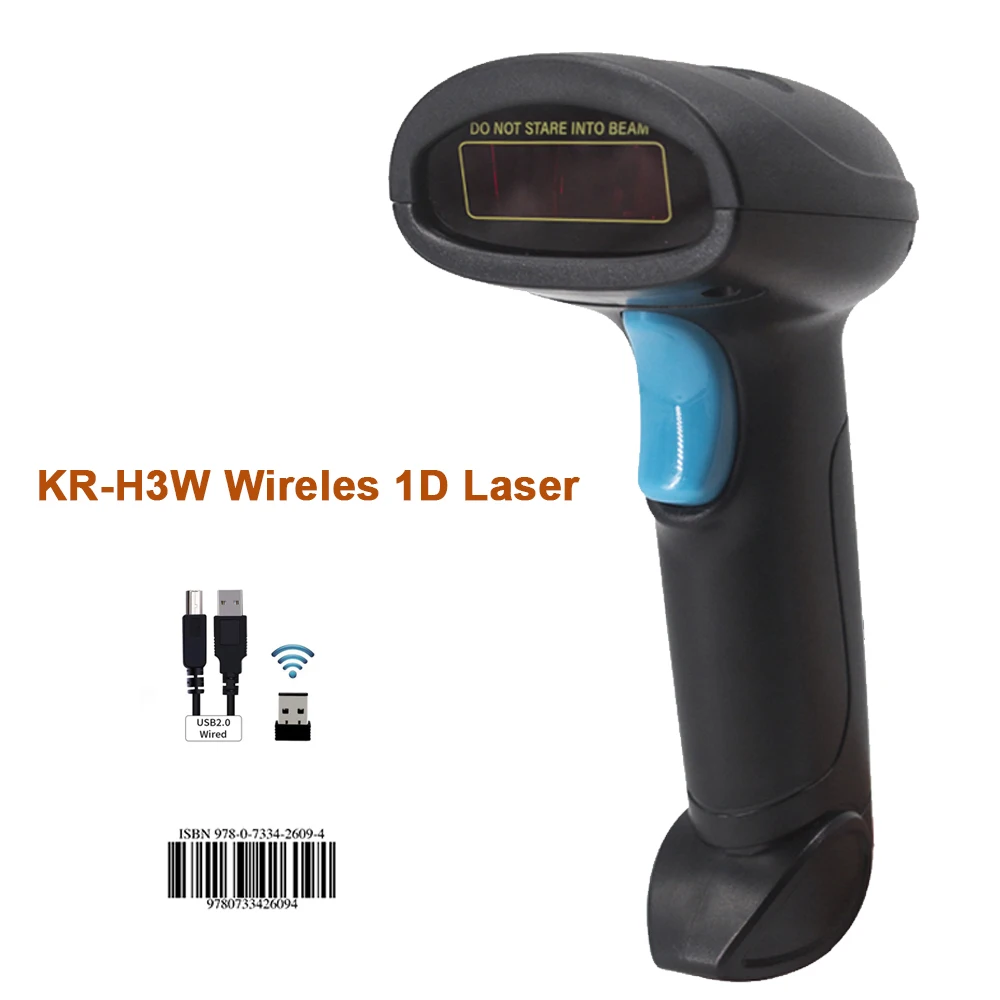 best car battery charger Handheld Wireless Barcode Scanner Portable Wired 1D 2D QR Code PDF417 Reader  for Retail Shop  Logistic Warehouse Cylinder Stethoscope Code Readers & Scanning Tools