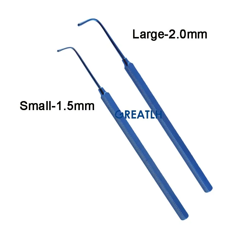 1pcs Titanium Muscle Hook Strabismus Hook Teaser Helveston Finder Ophthalmic Surgery Instrument veterinary surgical instruments,ophthalmic microsurgical scissors,ophthalmic surgical instruments