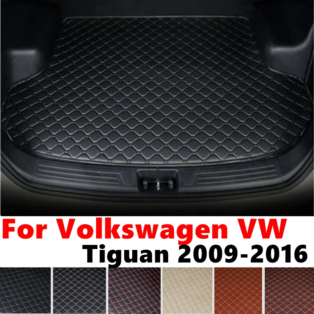 

Коврик для багажника автомобиля Volkswagen VW Tiguan 2016, 2015, 2014, 13-2009, задний коврик для груза, аксессуары для интерьера, задний багажник, коврик для багажа