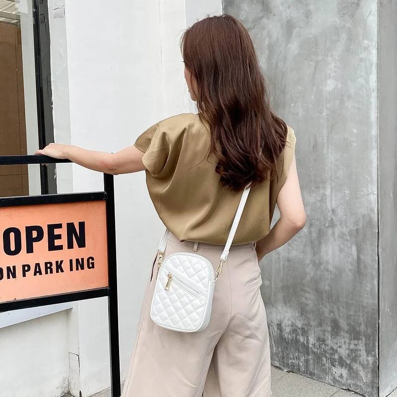 

Solid Color Leather 2024 New Handbags For Women Luxury Fashion High Quality Shoulder Bags Designer Small Crossbody Bag Casual