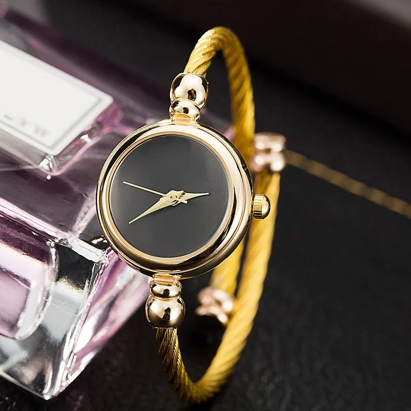 MAYZHISU Watch for Women Small Gold Bangle Bracelet Luxury Watches Stainless Steel Ladies Quartz Wrist Watch Casual Women Clock