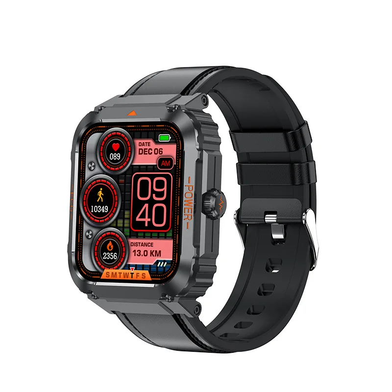 Cross-Border Et550 Smart Watch Outdoor Three-Proof Bluetooth Calling Ecg Blood Glucose Heart Rate Body Temperature Monitoring Ex