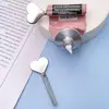 Metal Manual Toothpaste Squeezer Hand Cream Tube Dispenser Roller Heart People Accessories Shaped Circle Tube Bathroom V7o9 4