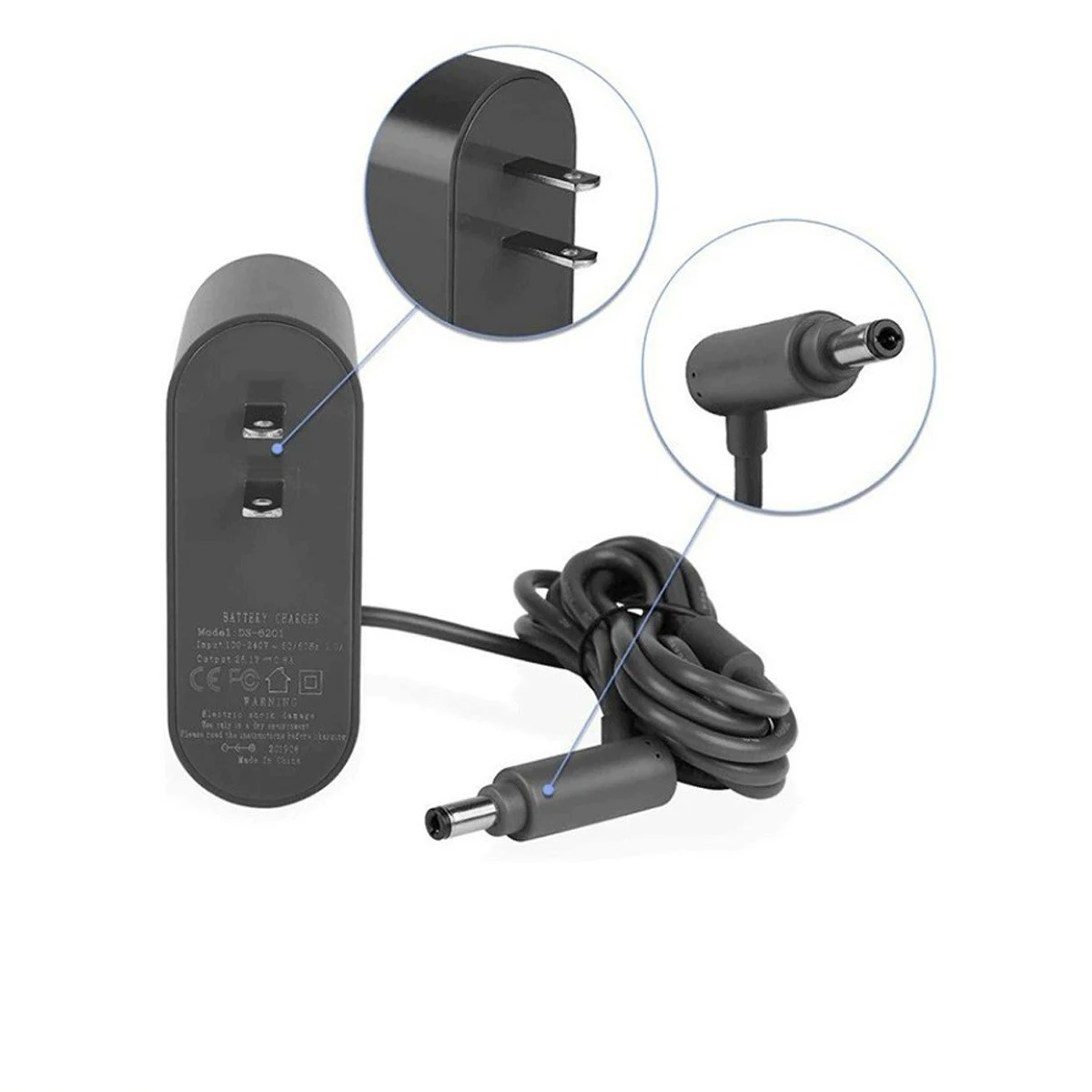 Dyson V6 V7 V8 Vacuum Cleaner Charger Adapter