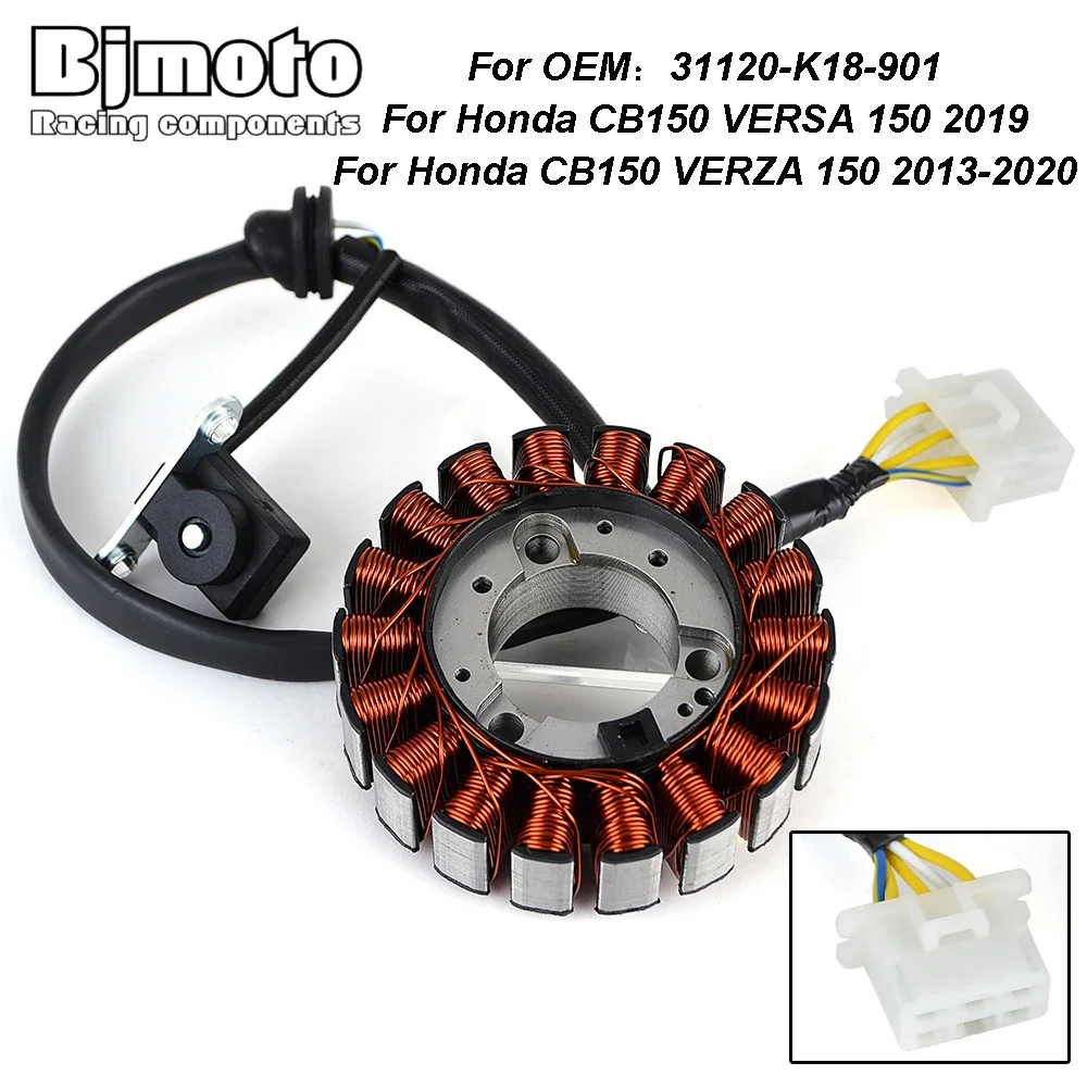 

31120-K18-901 Motorcycle Generator Stator Coil for Honda CB150 VERSA 150 2019 CB 150 VERZA 150 2013-2020