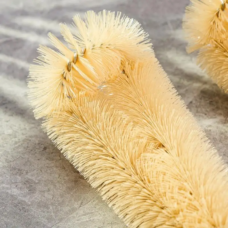 Flaschenreinigungsbürste mit langem Griff aus Holz, Küchenreinigungswerkzeug, Reinigungsbürste für Getränke, Weingläser, Flaschen, Glasbecher_voghion.com