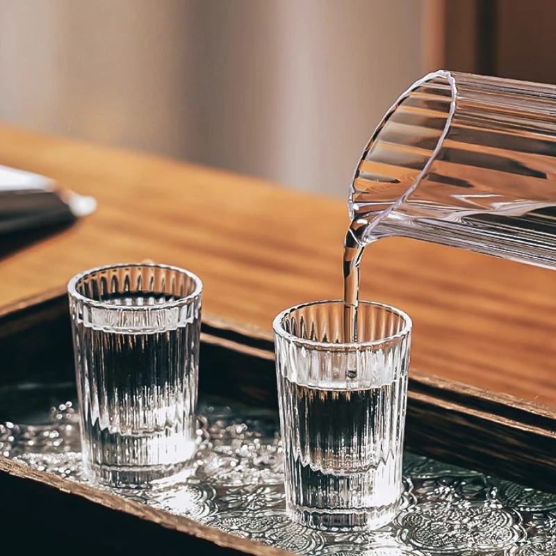 20ml/60ml Thick Bottomed Shot Glass High End Cocktail Vodka Glasses Bar Accessories Party Games Drinking Tools Drinking Glasses