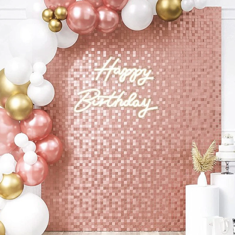 Description Picture 6 of item2M Tinsel Glitter Foil Rain Curtain Party Favors Birthday Party Decoration For Home Wall Background Curtain Wedding Supplies