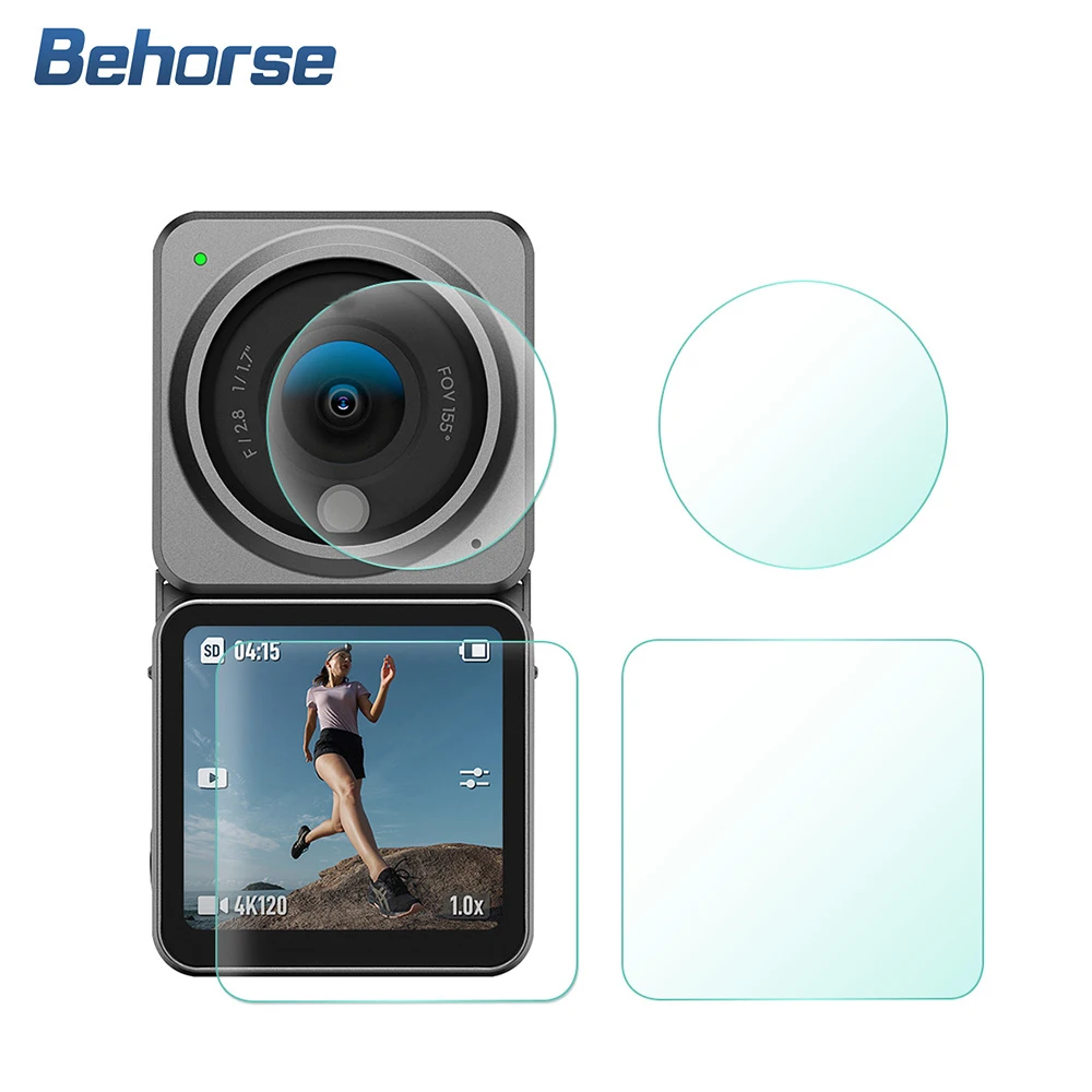 TemperedGlassScreenProtectorCoverCaseforDJIAction2Lens
