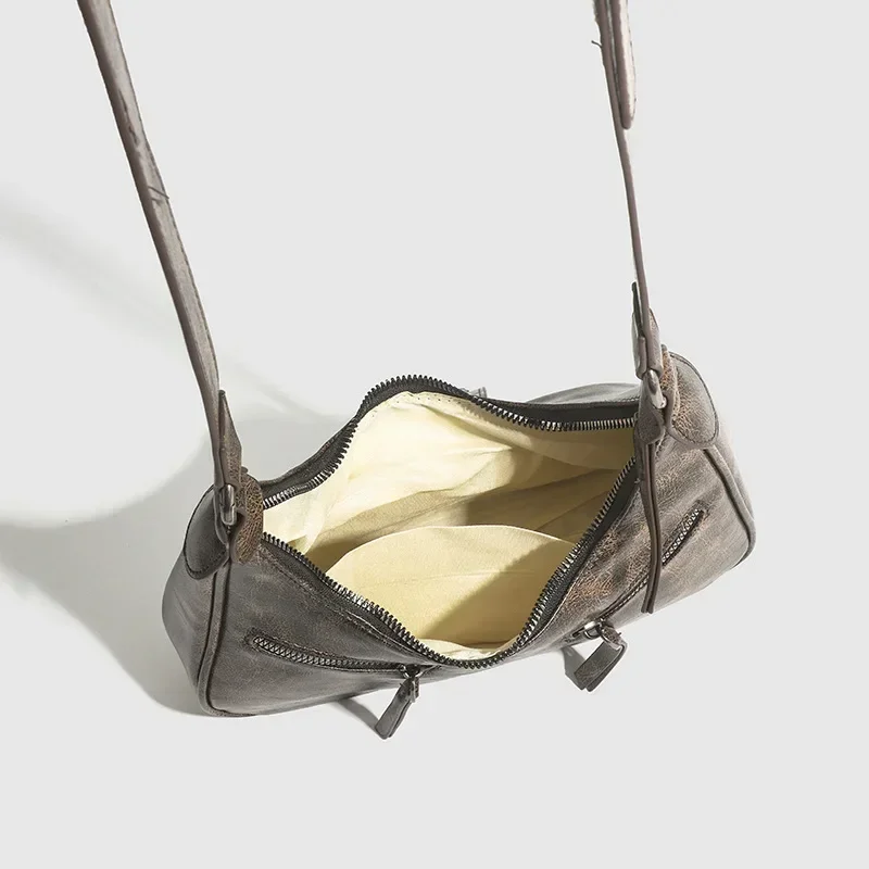 ريترو حزام تصميم بولي PU حقائب كتف جلدية للنساء 20...