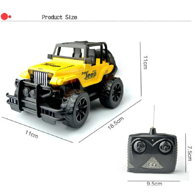 1:24 remote control car oversized remote control car road car SUV jeep off-road vehicle remote control car electric toy gift 6