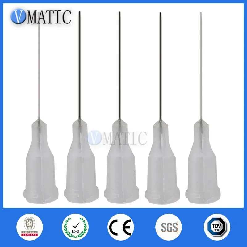 100Pcs 27G 1'' Dispensing Needles For Glue Dispenser