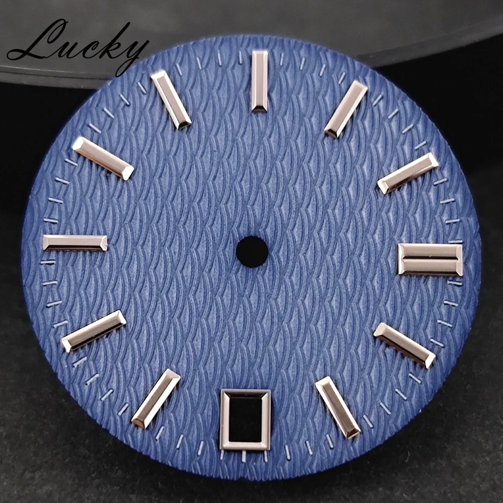 Wave Textured Watch Faces in Multicolor Options, 28.5mm