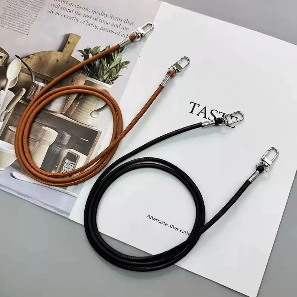 120CM PU Leather Bag Strap Shoulder Bag Strap Crossbody Bag Strap Replacement Strap For Shoulder Bag Mobile Phone Lanyard Handle