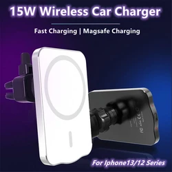 Magsafe 15W Sans Fil Chargeur De Voiture D'évent de Bâti de Clip Support De Téléphone Pour iPhone13/12 Pro Max Mini Adaptateur de Charge Support 