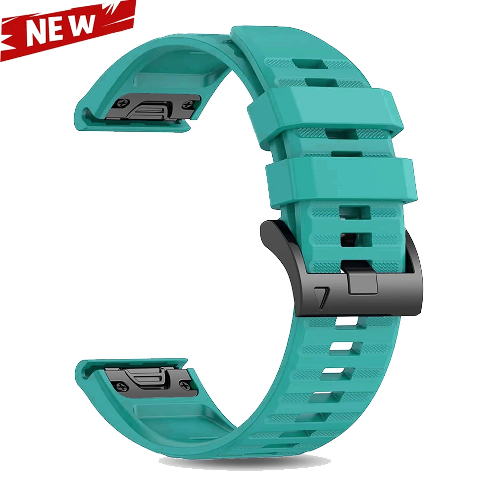 Premium QuickFit Silicone Sport Watch Band - 22/26mm