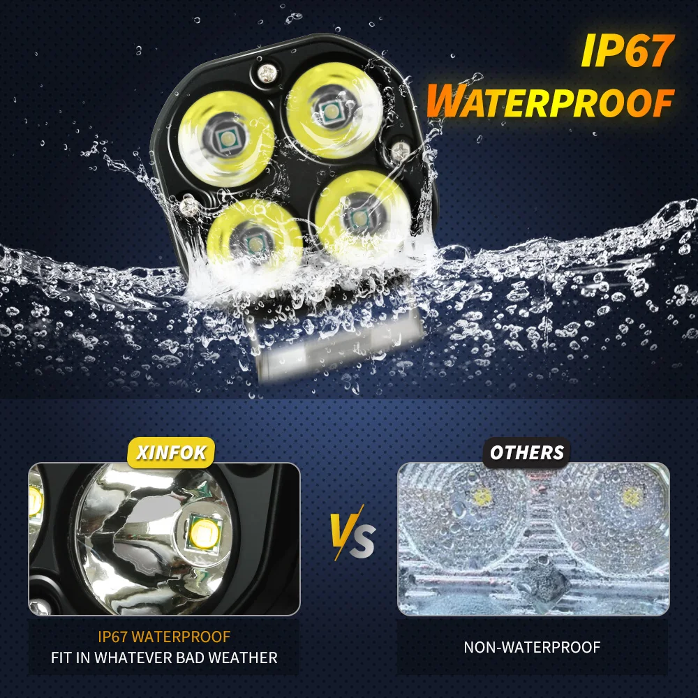  LED ۾ ,  Ȱ, 4x4 ε  Ʈ ,  簢 ƮƮ, 12V 24 V, 3 ġ