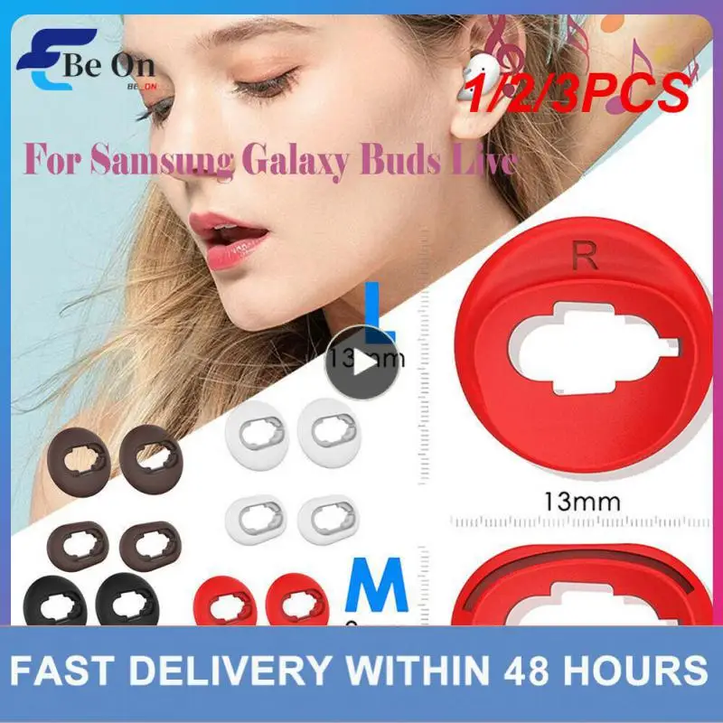 1/2/3 Pezzi Per Galaxy Buds Live Ear Tips Adattatore In Silicone Auricolari Di Ricambio Per Auricolari Per Galaxy Buds Accessori Dal Vivo