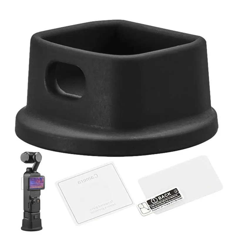 

Основание для камеры, нескользящая фиксирующая база для стабильного размещения камеры, поддержка адаптера, кронштейн для экшн-камеры, защита для рабочего стола