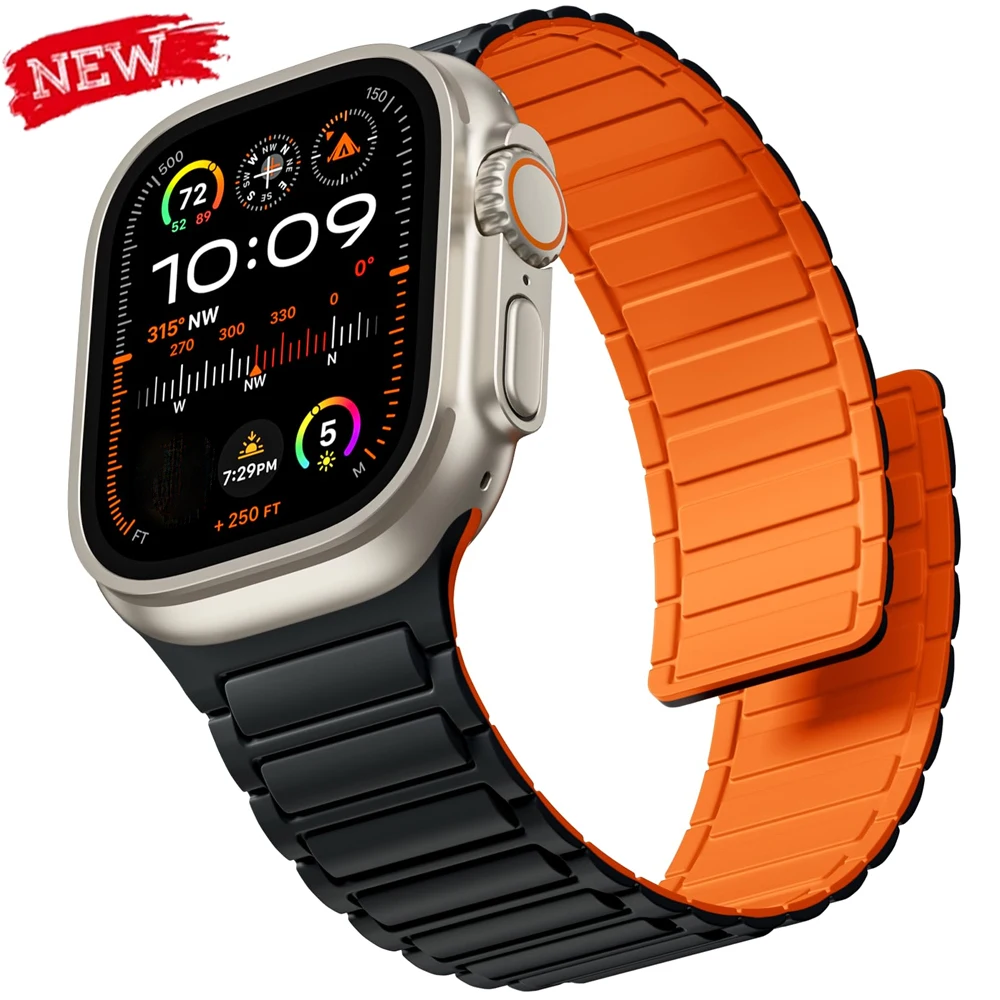 Magnetic Silicone Strap Bracelet