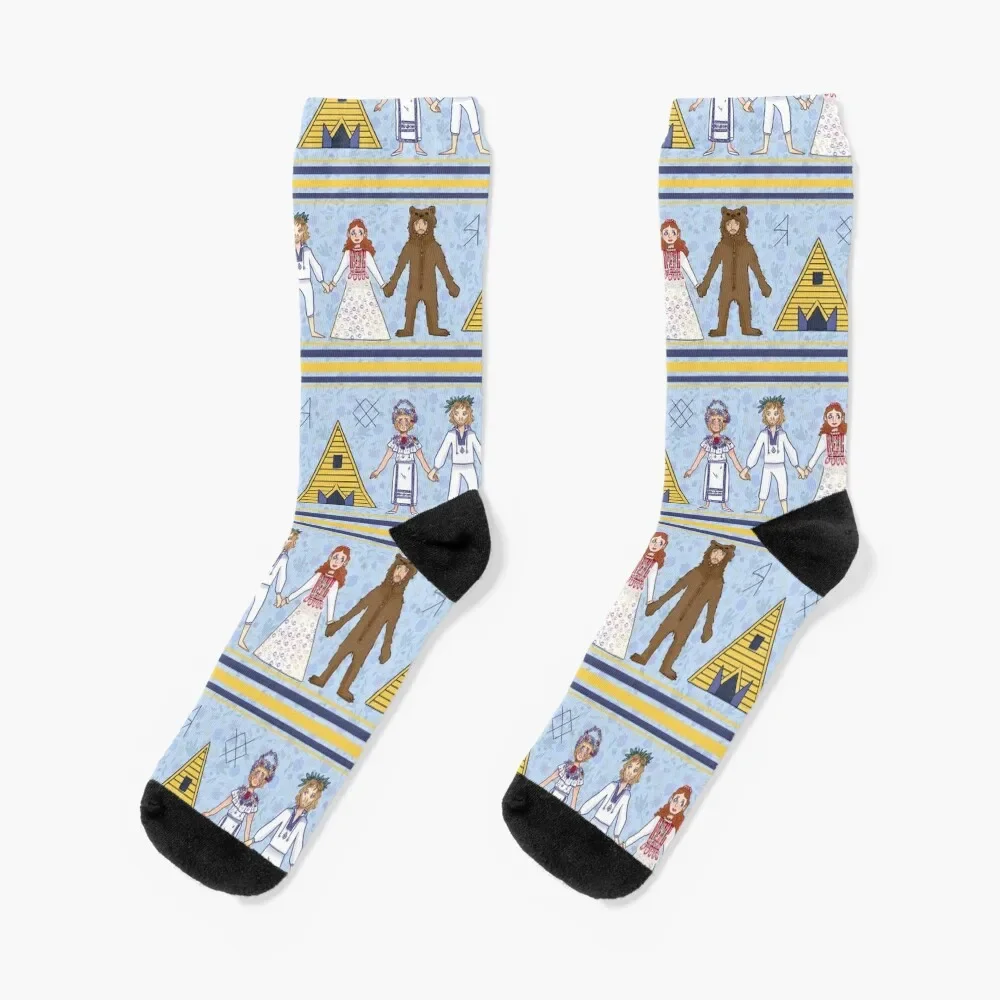 

Носки #2 с рисунком Midsommar, детский подарок, мужские женские носки
