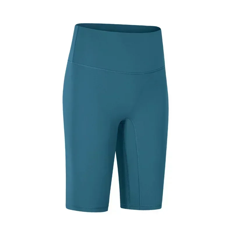 

Lemon Women Align High Waist Tight Shorts 10" No Awkwardness Line Hip Lift Abdominal Compression Exercise Running 5 Points Pants