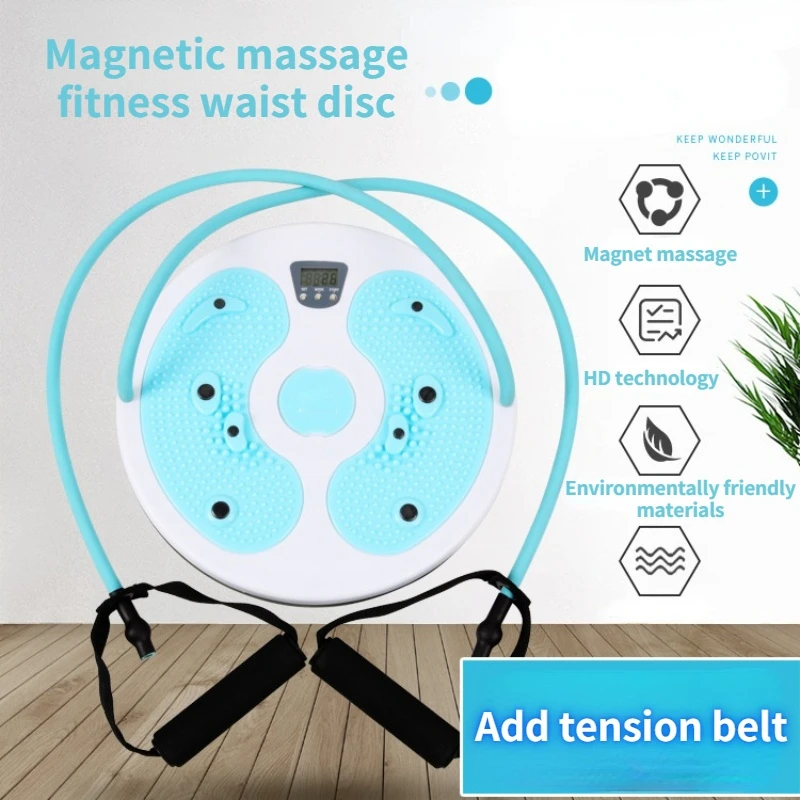 Waist Twisting Disc Unisex Waist Trainer Abdominal Exercise Foot Massage Plate Workout Home Gym Body Building Fitness Equipment