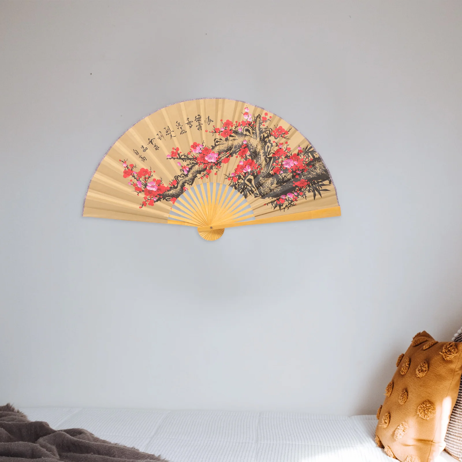 

Giant Fan Wall Decor Oriental Feng Shui Wall Fan Flower Chinese Fan Chinese Japanese Traditional Fans Wall Background Fan