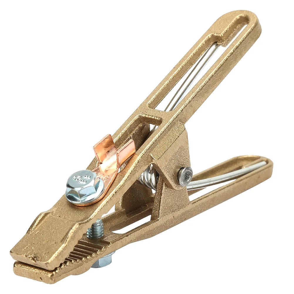 1Pc 260/300/500A Brass Material A Shape Ground Welding Earth Clamp for Welding Machine Ground Clip 3