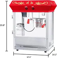 Countertop Popcorn Machine 1.5 Gallon Popper 6oz Kettle Old Maids Drawer Wa 2