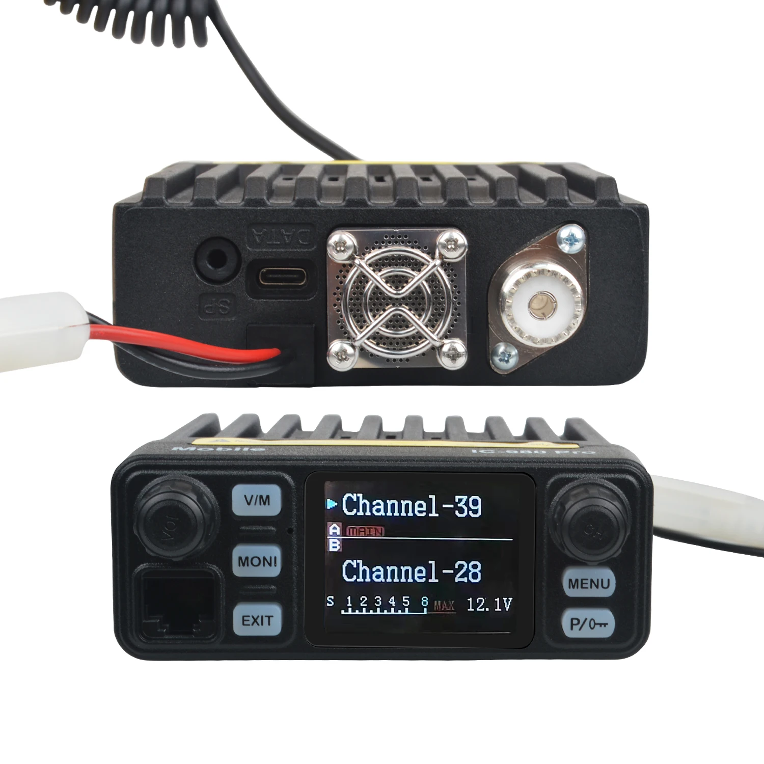 New!!! Walkie Talkie IC-980 Pro UHF VHF Dual Band Dual Watch 25W AI Noise Reduction FM Scrambler Vox Mini Mobile Radio 2