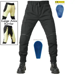 New Kevlar Women's Motorcycle Jeans Woman Moto Pants Protective Gear Riding  Touring Motorbike Trousers Black Motocross Pants XXS