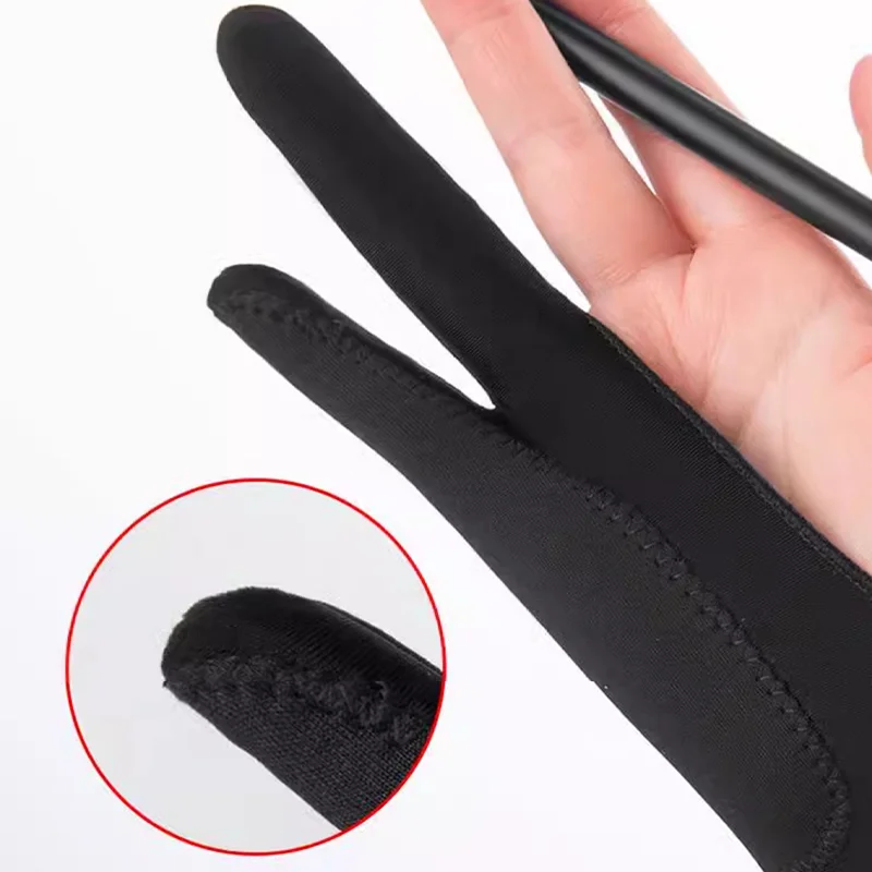 안티 터치 페인팅 장갑 아이패드 태블릿용 두 손가락 그리기 장갑 디지털 보드 터치 스크린 유화 사무용 미술 용품