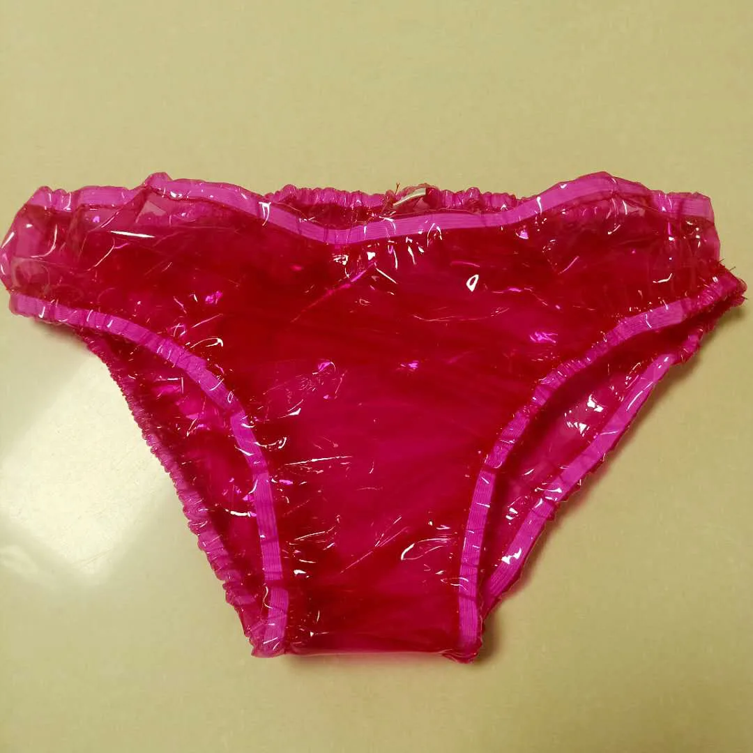 Transparent Underwear Men Women Briefs Low Waist TPU Panties Sexy Lingerie Plastic PVC See Through Couple Erotic Hombre Thongs