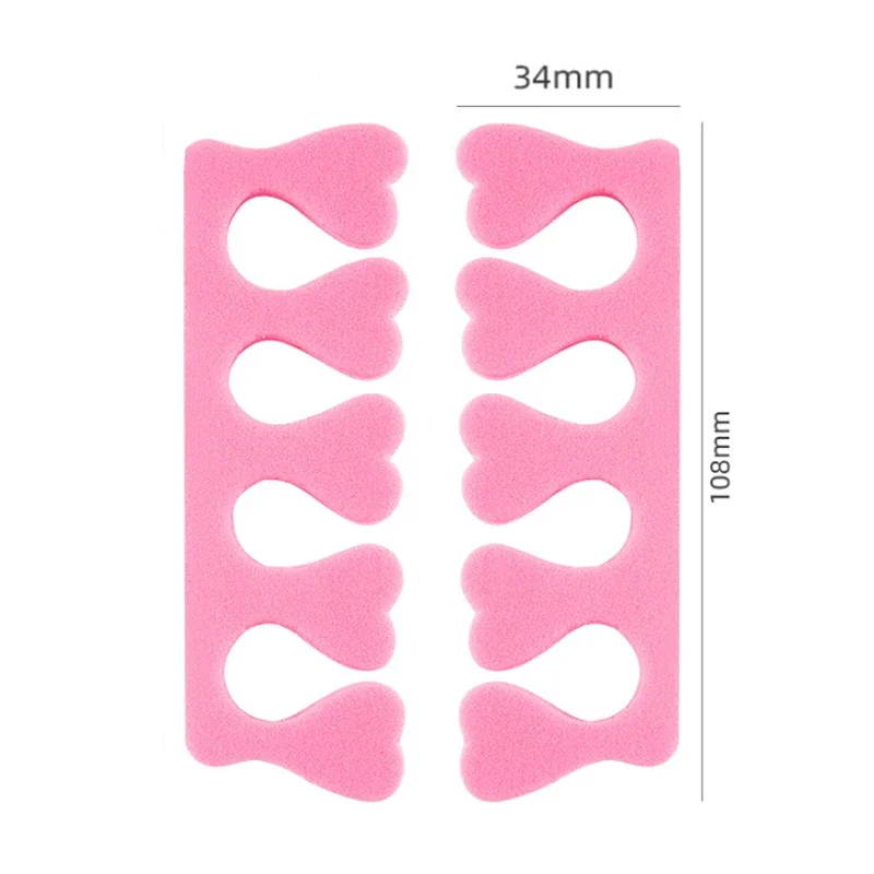 Nail Art Toe Separators Fingers Foots Sponge UV Gel Polish Manicure Pedicure Pack 50/100Pcs