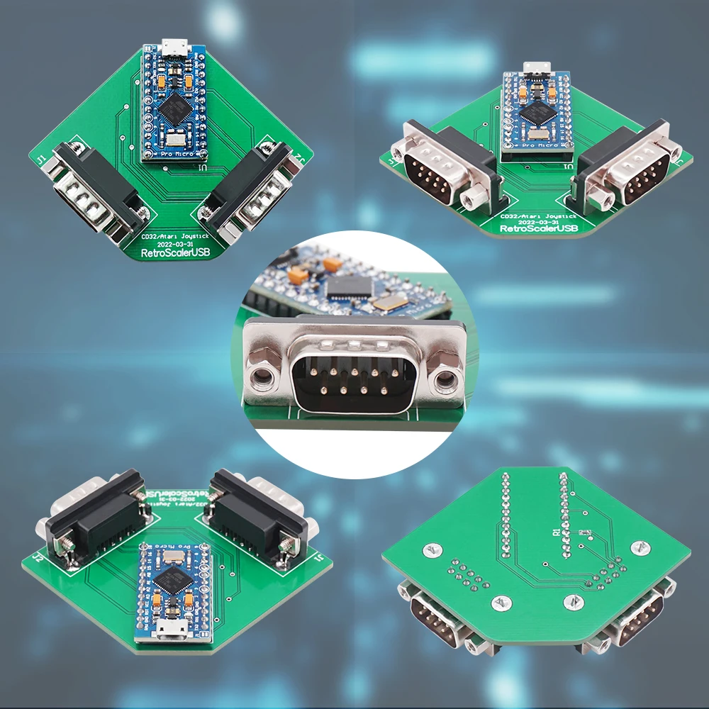 Atari Game Controller Converter, Adaptador para MiSTerFPGA, Raspberry Pi 3 M B, PC