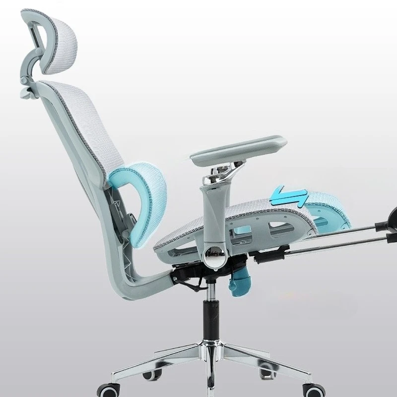 كرسي مكتب مريح داعم للظهر شبكي