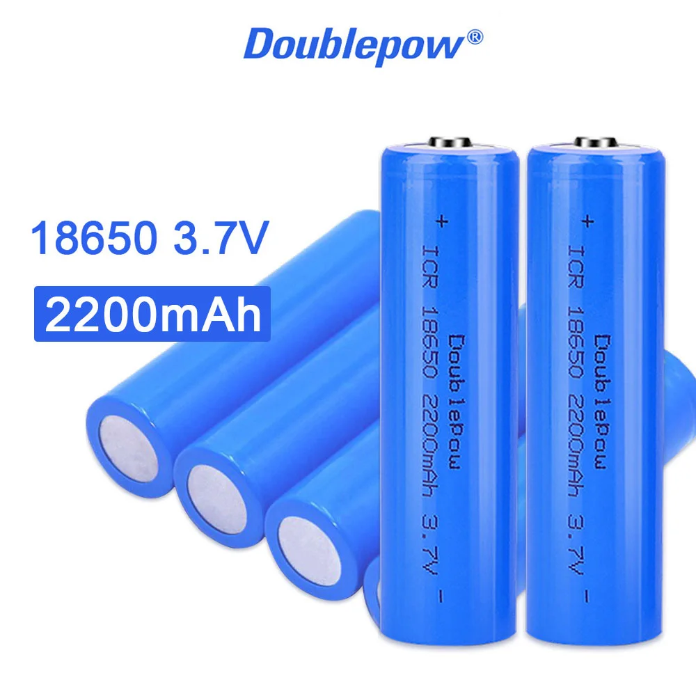 Аккумуляторная литиевая батарея Doublepower 18650 3 7 в 2200 мАч лазерная указка с фонариком