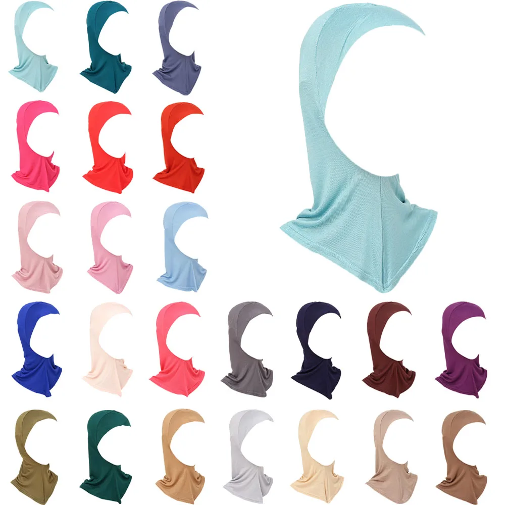 

2024 New Muslim Underscarf Women Veil Hijab Head Scarves Women Scarf Turban Headwrap Hijabs Hijab Caps Hat Islamic Bonnet Cover