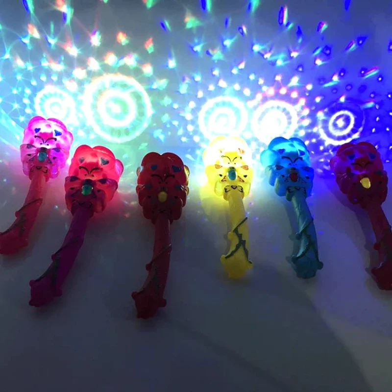 

New Colorful Sky Star Projection Lamp Magic Wand Children's Luminous Toy Gift