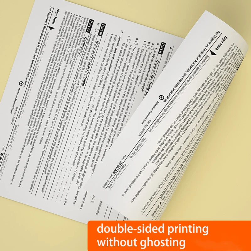 100/50 Sheets A4 Paper Printing Paper 70g A Pack Of Copy White Office Draft