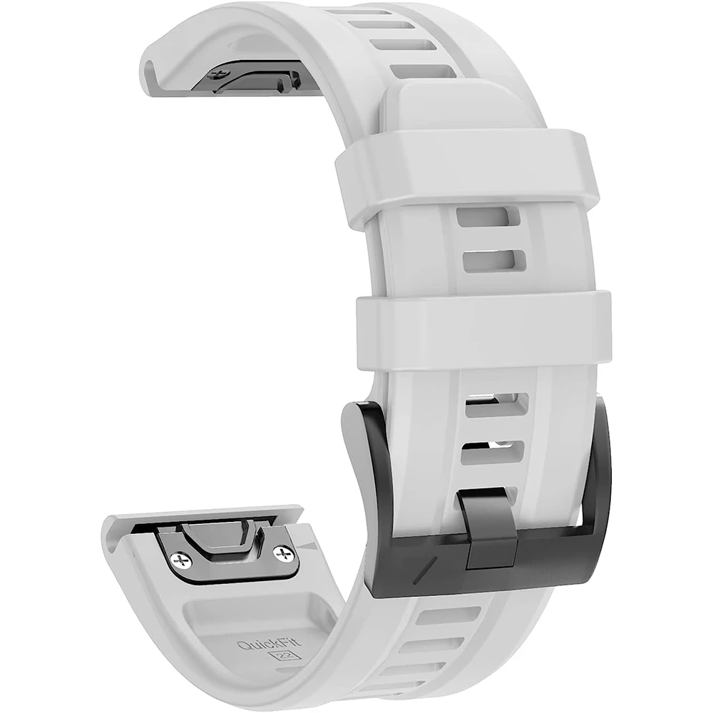 Two-Tone Silicone QuickFit Watch Band Strap Bracelet