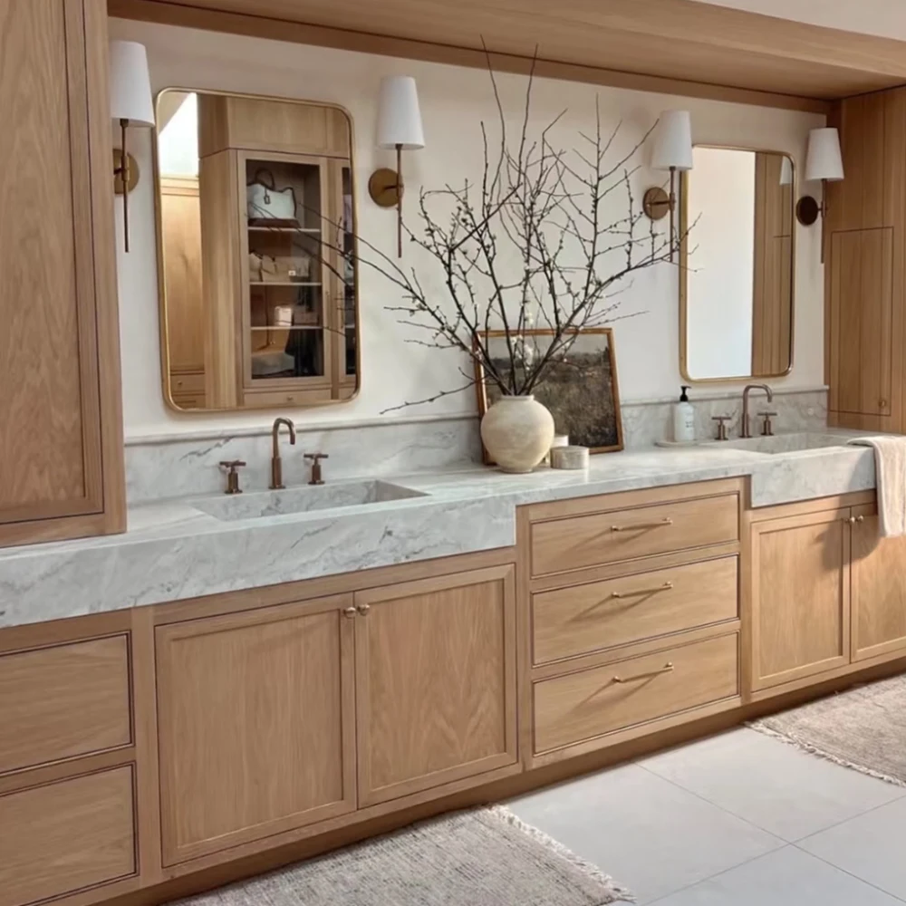 Modern Bathroom Cabinets Vanity Furniture Waterproof Plywood