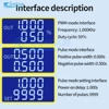 Drive Module ZK-PP2K 8A High Power PWM Dimming Cycle Delay  Motor LED Speed Controller LCD Pulse Frequency Cycle 1Hz-150KHz 5