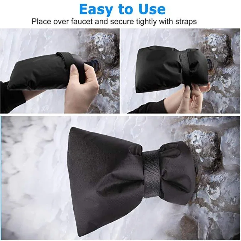 Waterproof PVC Outdoor Faucet Cover for Winter Freeze Protection