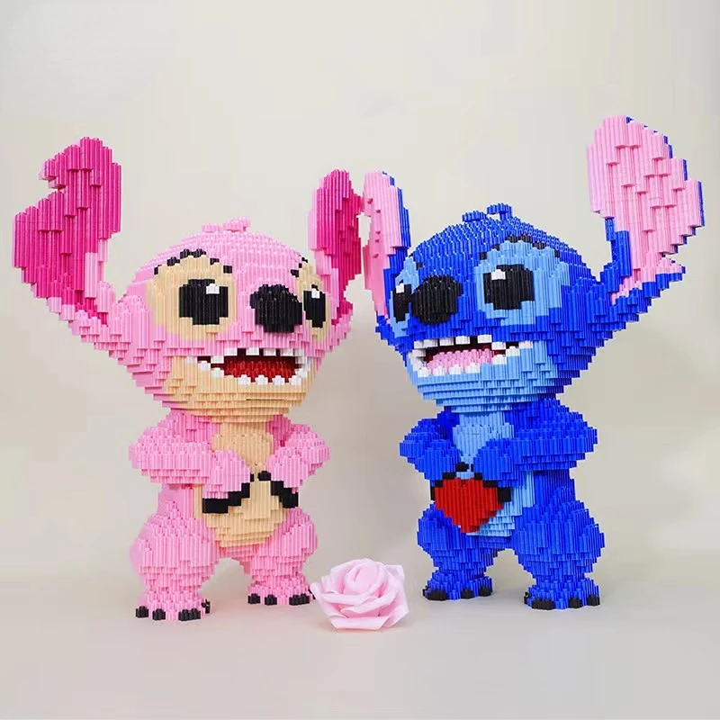 33CM Very Large Stitch StellaLou Building Block DIY Bricks Toy Small Grain  Brick for Kid over 12 Years Adult Gift 3300pcs