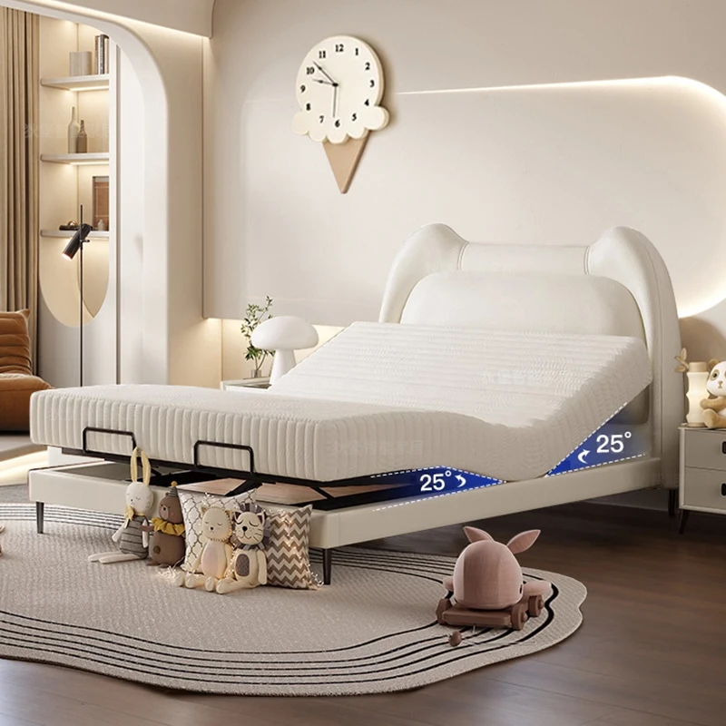 Lit esthétique électrique Double cadre chambre multifonctionnel lit Double salon rangement Muebles Para El Hogar accessoires de maison 1 Lit esthétique électrique Double cadre chambre multifonctionnel lit Double salon rangement Muebles Para El Hogar accessoires de maison 1