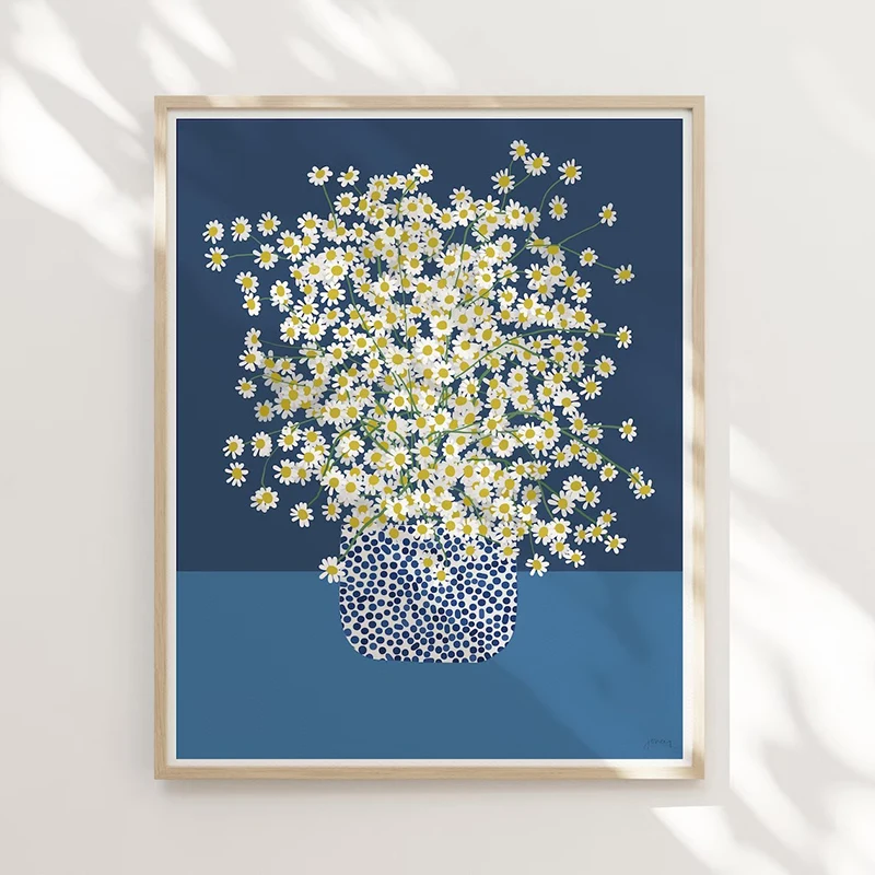 꽃 포스터 캔버스 인쇄 그림 예술, 간단한 장식 그림, 집 장식 장식품, 홈 침실 아트 장식