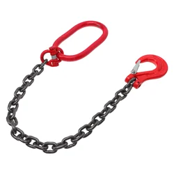 Lifting Chain Sling With Grad Hook Heavy Duty Lifting Sling Chains Single-leg Slings