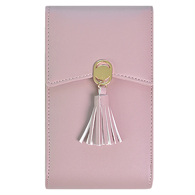 

Женская сумка через плечо для телефона, кошелек для денег из искусственной кожи, длинные мини-сумки на цепочке для мобильного телефона, сумка-мессенджер